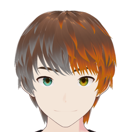 Ashen Dust Half Ash Half Ember Hair